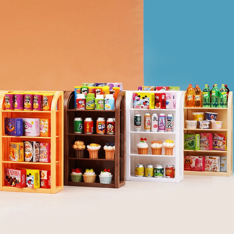 1:12 Puppenhaus Miniatur Supermarkt Regal Display Ständer – Bild 4