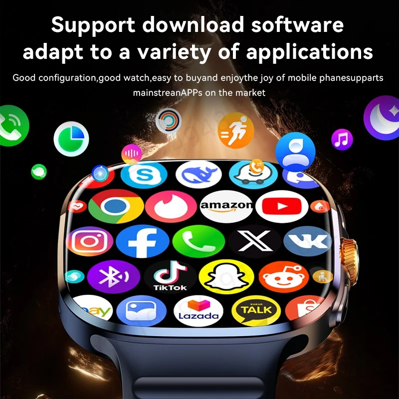 M99 Smartwatch 5G mit 2,4-Zoll-Amoled-Bildschirm, 900 W – Bild 4
