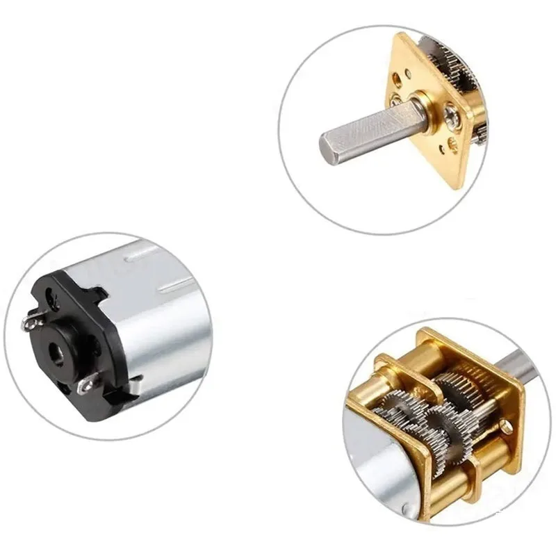 GA12-N20 Mikro-Metallgetriebemotor DC 3V 6V 12V – Bild 4