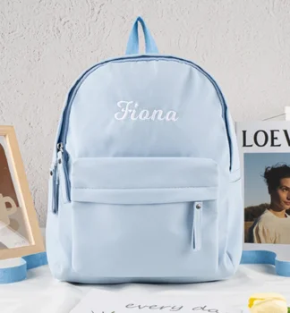 Individueller Rucksack für Kinder, Stickerei-Namen-Schultaschen, Büchertasche für Kinder, Rucksack