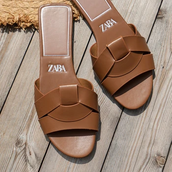 Sommer-Designer-Damenpantoffeln in Unifarben, Modische Damenschuhe, Damenpantoffeln
