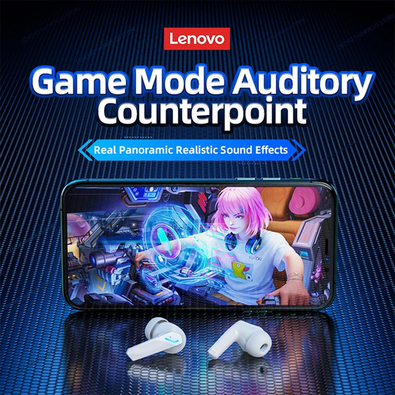 Lenovo GM2 Pro Gaming-Kopfhörer Bluetooth 5.4 Sport-Headset – Bild 2