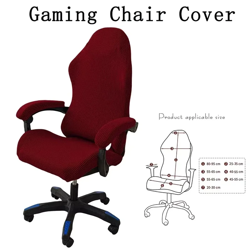 Mode Einfache Home Gaming Stuhl Abdeckung Universal Computer – Bild 3