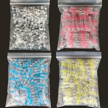 Schrumpf Anschlüsse Hülse Rohr Terminals Elektrische Butt Splice Draht Stecker Splice Solder Isolierte Kabel