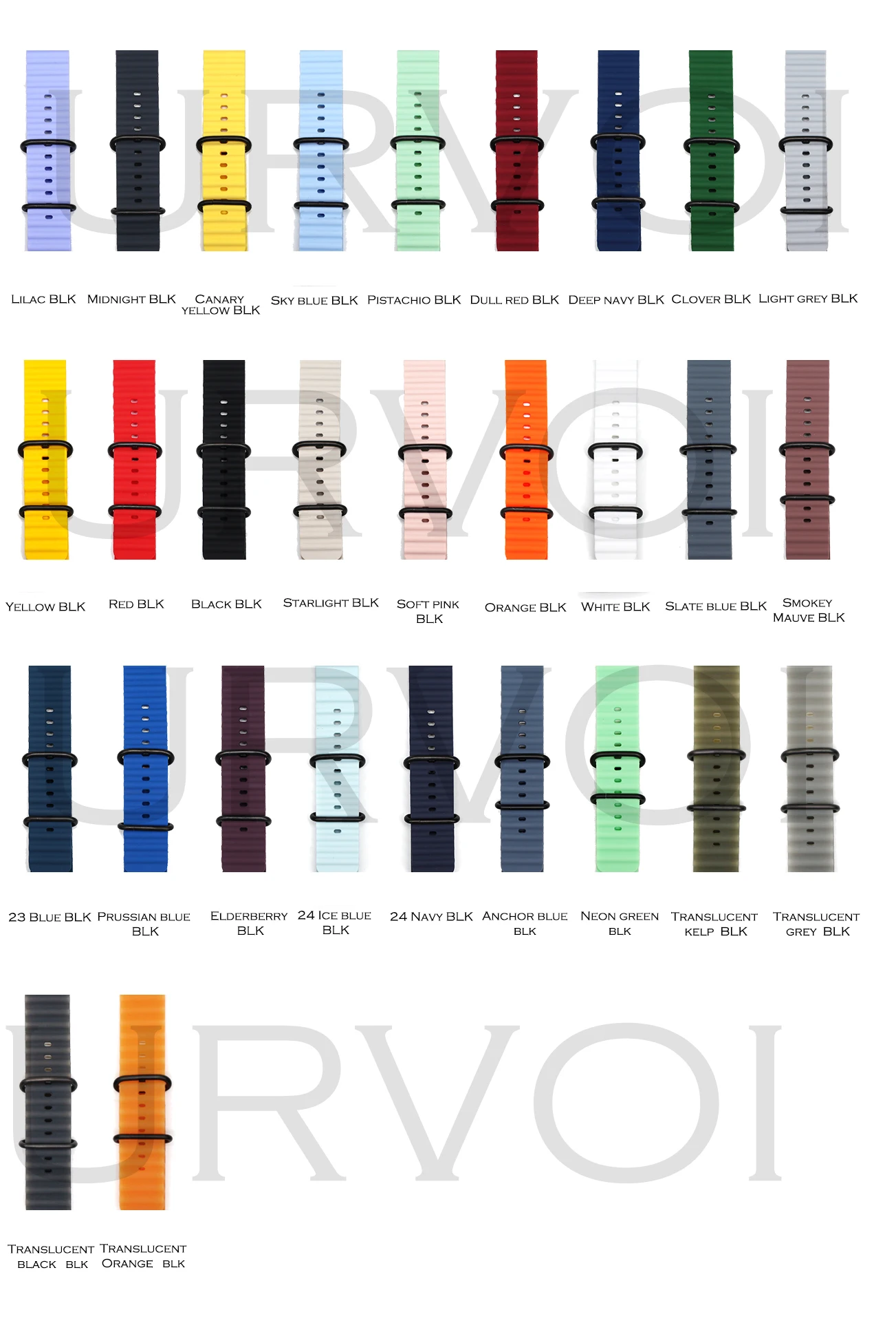 URVOI Ocean Band für Apple Watch Ultra 3 2 Armband Serie 11 – Bild 4