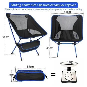 Tragbarer Klappstuhl für den Außenbereich, Strandstühle für Grillen, Reisen, Strand, Wandern, Picknicksitz