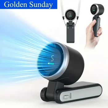 3-in-1-Ventilator, 5 Geschwindigkeitsstufen, 3600 mAh wiederaufladbarer Lithium-Akku, USB-Aufladung