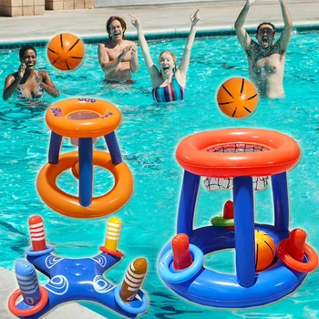 Wasser-Basketballkorb. für grenzüberschreitende aufblasbare Wasserspielzeuge. Aufblasbarer Basketballkorb