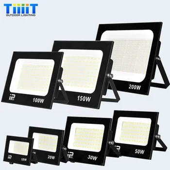 LED Flutlicht Outdoor IP66 Wasserdicht Pfad Licht Scheinwerfer 10W 20W 30W 50W 100W 200W Outdoor garten