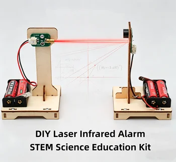 DIY Infrarot-Alarm STEM-Kit Physik-Experiment Elektronische Montage Lehrreiches Modell Logiktraining
