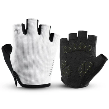 Fahrradhandschuhe, Outdoor-Sport- und Fitness-Halbfingerhandschuhe, Eisenrollen, verschleißfest, rutschfest
