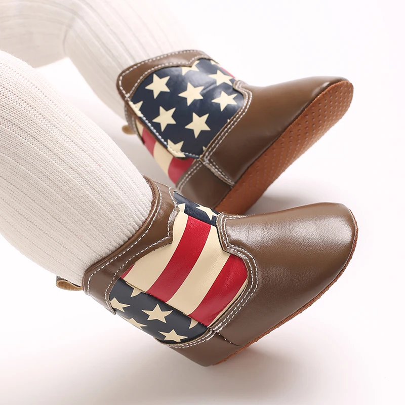 2025 Neue 0–12 Monate Babystiefel, Cowboystiefel, hohe – Bild 6