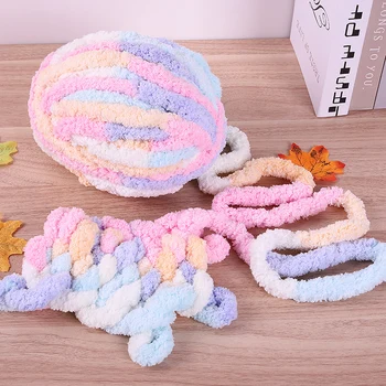 250 g extra dicke Eisgarndecke, handgestricktes DIY-Garn, große Dicke, Chenille-Kissen, Haustierbettgarn