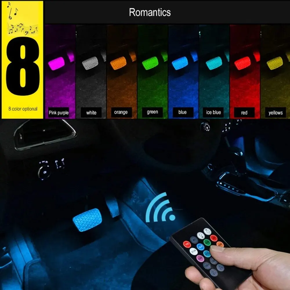 Universal Auto RGB Umgebungs Lichter LED Streifen Innen – Bild 4