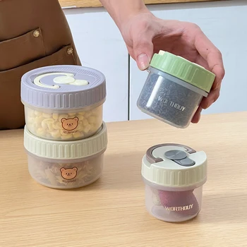 100 ml Kleine Lebensmittel Lagerung Box Feuchtigkeit-Beweis Trockenfrüchte Snack Versiegelt Glas
