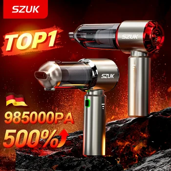 SZUK C012MAX Auto Staubsauger Starke Saug Reinigung Mini Maschine Drahtlose Tragbare Handhled Gebläse Maschine