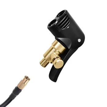 Fahrrad Pumpe Düse Schlauch Adapter Dual Kopf Pumpen Teile Service Zubehör F/V A/V Schrader/Presta ventil