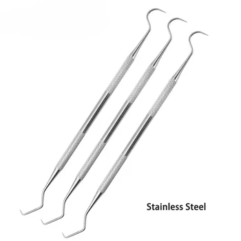 Dental Zähne Sauber Hygiene Explorer Sonde Scaler Edelstahl Doppel Enden Zahnstein Schaber Fleck Plaque