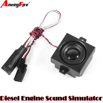 Fernbedienung Dieselmotor Soundmodul Simulation 5W Lautsprecher passend für 1/10 1/8 1/6 ferngesteuertes Auto
