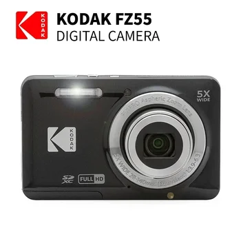 KODAK PIXPRO FZ55-RD 16MP Digitalkamera 5X optischer Zoom 28mm Weitwinkel 1080P Full HD Video 2,7" LCD