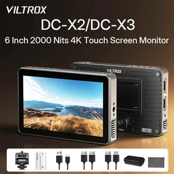 Viltrox DC-X2/DC-X3 tragbarer Monitor, 6 Zoll, 2000 Nits, 4K-Touchscreen, professioneller fotografischer