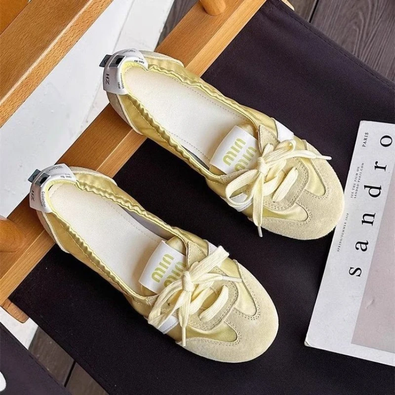 Lässige Damen-Sneaker, bequeme flache Ballerinas – Bild 5