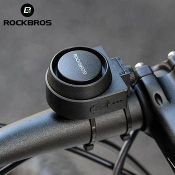 ROCKBROS Fahrradklingel Typ C Vibration Anti-Diebstahl-Alarmhupe für elektrische Fahrräder mit drahtloser