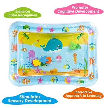 Baby Wasser Spielen Matte Aufblasbare Kissen PVC Infant Bauch Zeit Kleinkind Wasser Pad Für Kinder Frühe