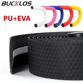 BUCKLOS Ultraleichtes Lenkerband für Rennrad, Kies, Fahrrad, stoßdämpfende Drop-Bike-Lenkerbänder