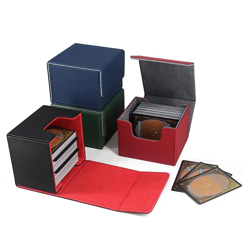 Kartendeckbox, Kartenaufbewahrungsbox für 100 einzeln – Bild 5