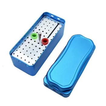 Dental Desinfektion Endo Dateien Halter Metall Box Autoklav Sterilisator Fall Bohrer Für Mundpflege Werkzeuge