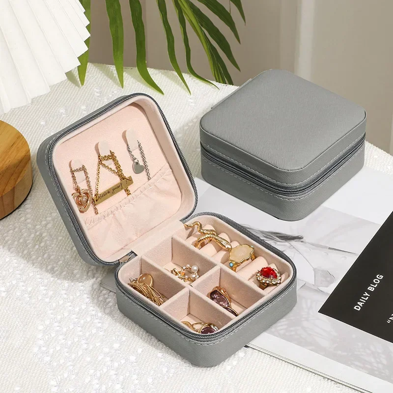 Schmuck Organizer Display Reise Schmuck Fall Boxen Tragbare – Bild 5