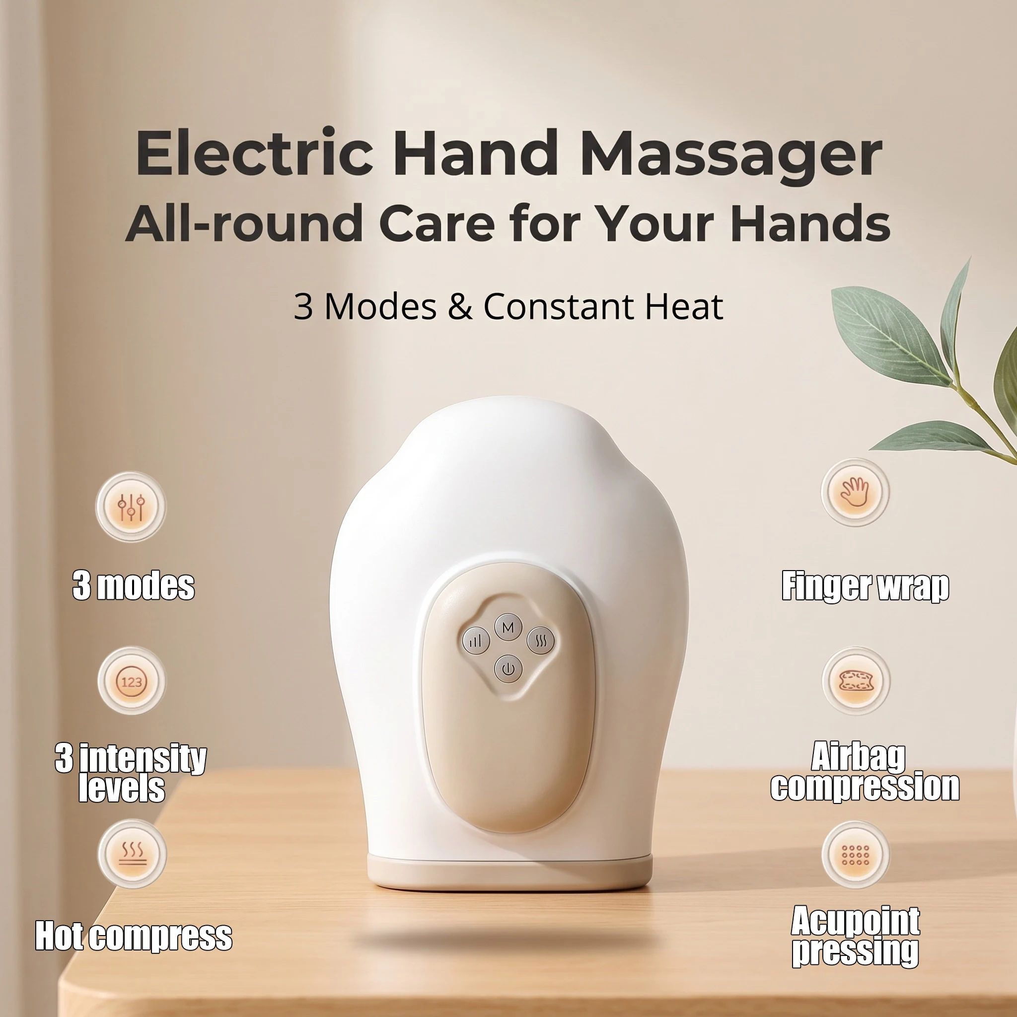 Handmassagegerät mit Luftkissen-Kompression – Bild 6