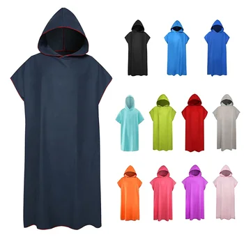 Mikrofaser-Kapuzenhandtuch für Herren und Damen, zum Schwimmen, Strand, Reisen, schnell trocknend