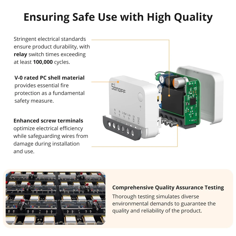 SONOFF ZBMINIR2 Extreme Zigbee Smart Switch Detach Relay – Bild 6