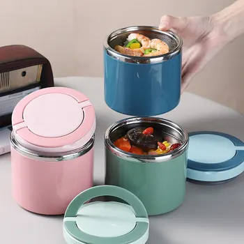 Lunchbox Lebensmittel behälter Edelstahl Snack box Behälter mit großer Kapazität für Ausflüge Camping Reisen