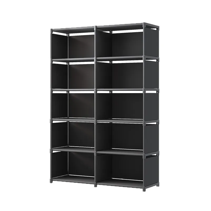 Mehrschichtiges Bücherregal Einfach zu Montierendes Regal – Bild 5