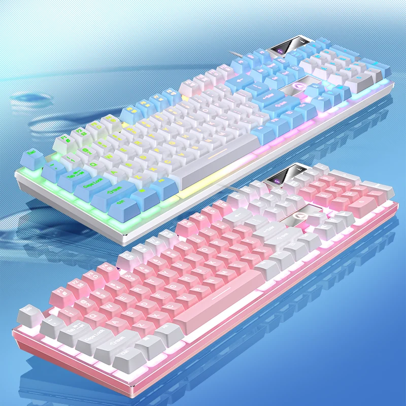 YINDIAO Tastatur Gaming Wired Laptop Desktops PC Computer