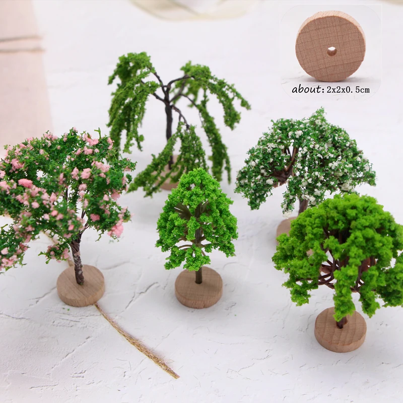 1Pcs Mini Diorama Mixed Tree Set Landschaft Landschaft Modell – Bild 4