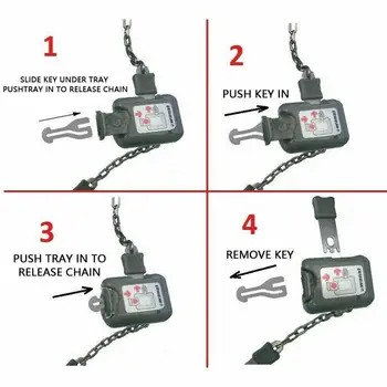 Robuster Metall-Trolley, Master-Key-Token, abnehmbarer Münzhalter, Ersatz für Münzen, wiederverwendbarer