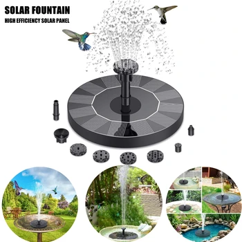 Solar Wasser Brunnen Pool Teich Wasserfall Brunnen Garten Liefert Dekoration Outdoor Neue Mini Solar Powered
