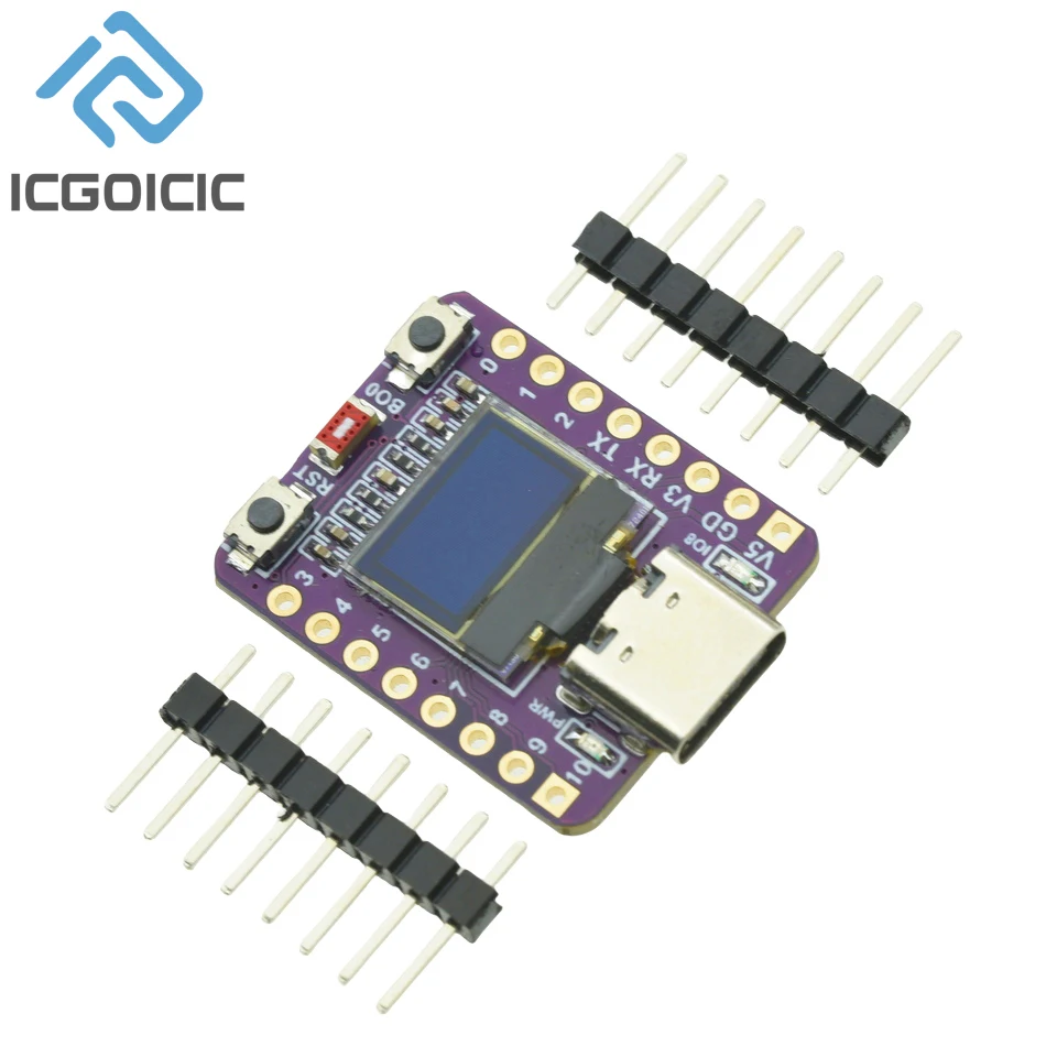 0,42 Zoll OLED-Entwicklungsboard für ESP32-C3 – Bild 3