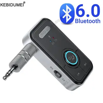 Bluetooth 6.0-Adapter, kabelloser Audio-Sender, Empfänger für Auto, Musik, Kopfhörer, Lautsprecher