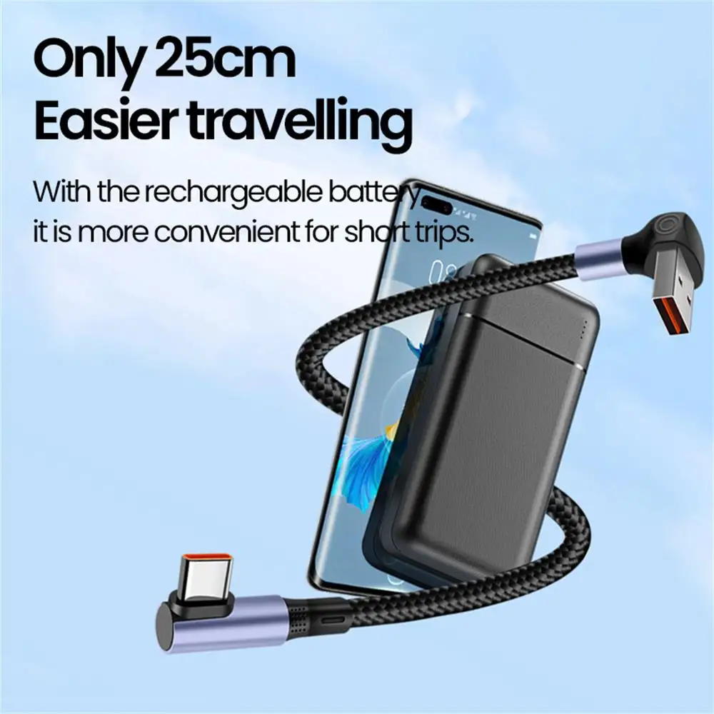 Kurzes USB-C Kabel 66 W, USB-A oder USB-C auf USB-C, ab 15 cm – Bild 5