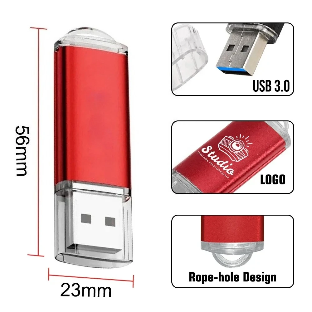 3.0 USB-Stick 64 GB Metall-Stick geeignet für Computer mit 8 – Bild 6