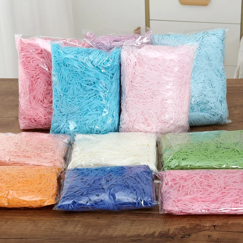 100–20 g mehrfarbiges Bastpapier, Schredder und Strähnen – Bild 2