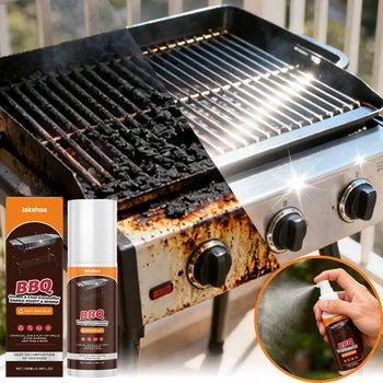 Grillreiniger-Spray für Grill, Ofen, Herd, Fettentferner, robuster Entfetter, auf Fett gebacken, gebacken