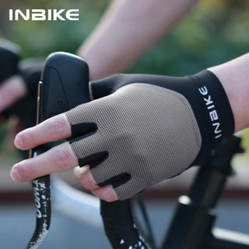 INBIKE 2025 Sommer Fahrradhandschuhe für Herren Stoßdämpfende Gepolsterte Atmungsaktive Fahrradhandschuhe MTB