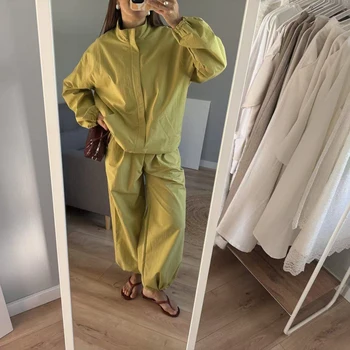 2025, Damen-Herbst-Herbst-Sport-Stil, Jacken- und Hosen-Sets