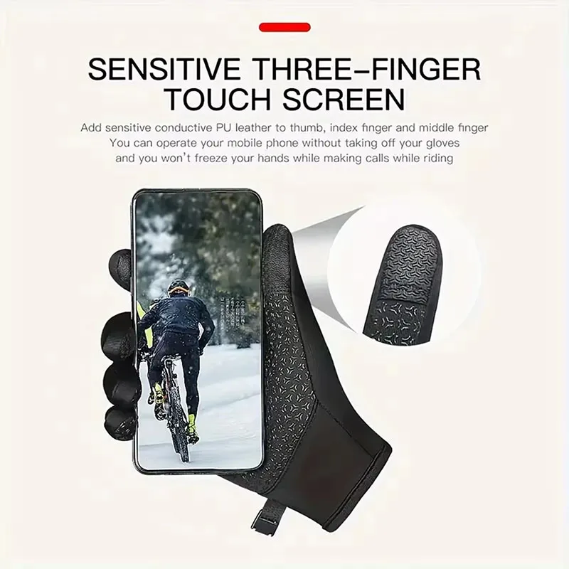 Warme Touchscreen-Handschuhe für Damen und Herren – Bild 2
